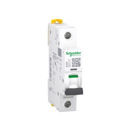 Schneider miniature circuit breaker, single phase, 10 amps, 6kA, AC/DC motorized