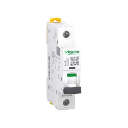 Schneider miniature circuit breaker, single phase, 63 amps, 6kA, AC/DC motorized