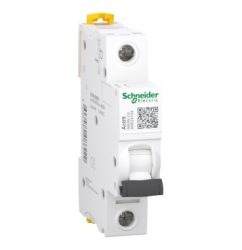 Schneider miniature circuit breaker, single phase, 4 amps, 6KA, AC motor