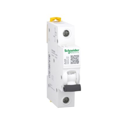 Schneider miniature circuit breaker, single phase, 25 amps, 6kA, AC motor