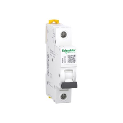 Schneider miniature circuit breaker, single phase, 63 amps, 6kA, AC motor