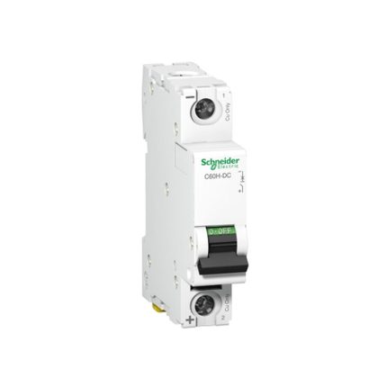 Schneider miniature circuit breaker, single phase, 4 amps, 10KA, DC motor