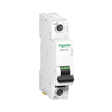 Schneider miniature circuit breaker, single phase, 10 amp, 10kA, DC motor