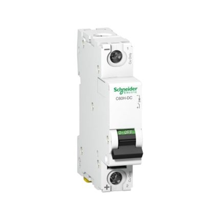 Schneider miniature circuit breaker, single phase, 50 amps, 10kA, DC motor