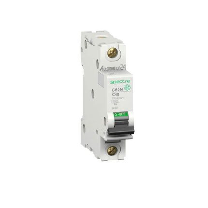 Specter miniature circuit breaker, single phase, 40 amp, 6kA, AC motor