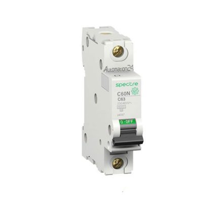 Specter miniature circuit breaker, single phase, 63 amps, 6kA, AC motor
