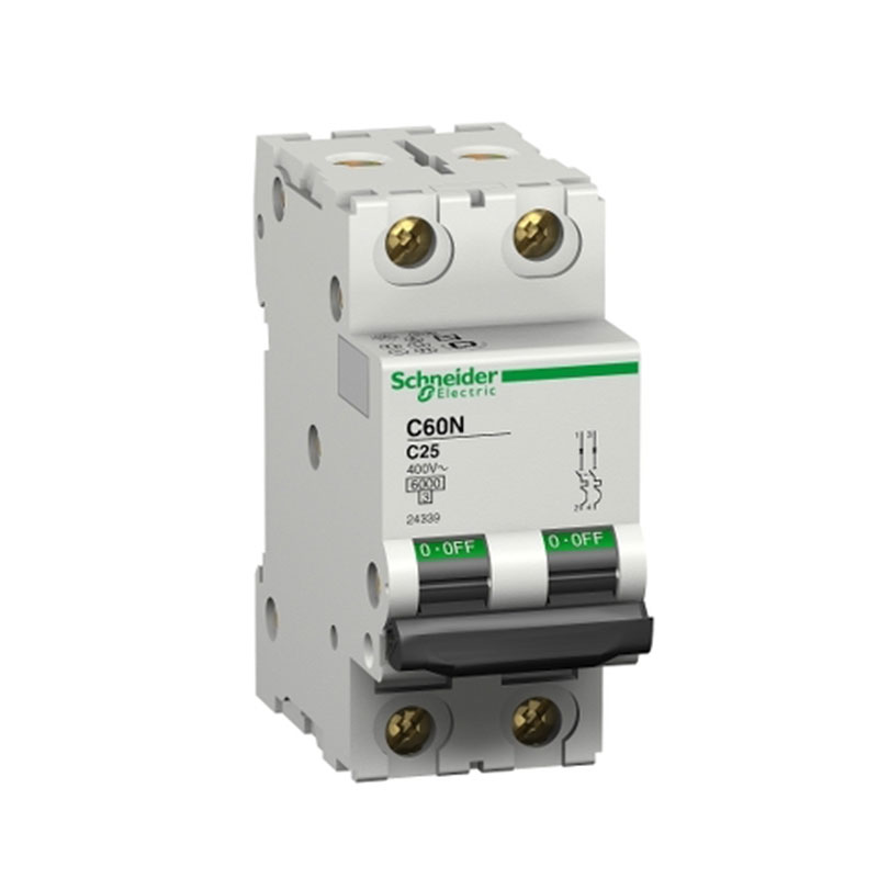 Schneider miniature circuit breaker, 2-pole, 16 amps, 6kA, AC motor