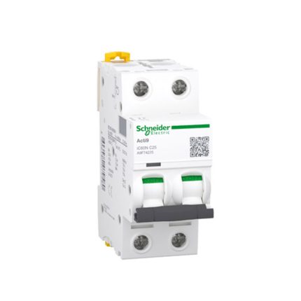 Schneider miniature circuit breaker, 25 amps, 6kA, AC/DC motorized