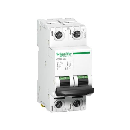 Schneider miniature circuit breaker, 20 amps, 10kA, DC motor, double pole