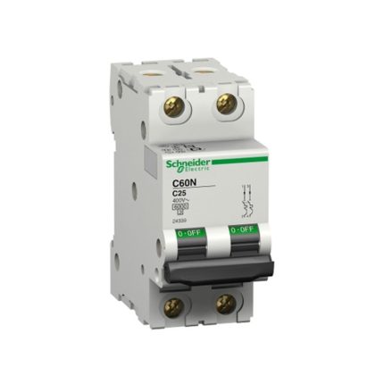 Specter miniature circuit breaker, 2-pole, 6 amp, 6kA, AC motorized