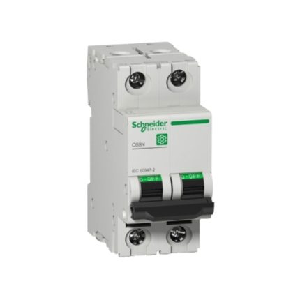 Schneider miniature circuit breaker, 2-pole, 50 amp, 6kA, AC motor