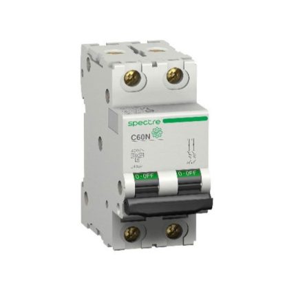 Schneider miniature circuit breaker, 2-pole, 63 amps, 6kA, AC motorized