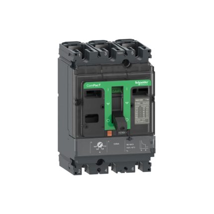 Schneider circuit breaker 200 amps, three-pole, 36kA, protection TM-D